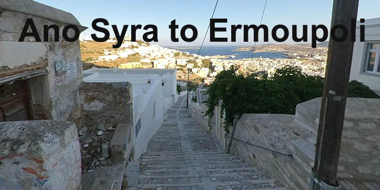 Ano Syros to Ermoupoli Urban Route